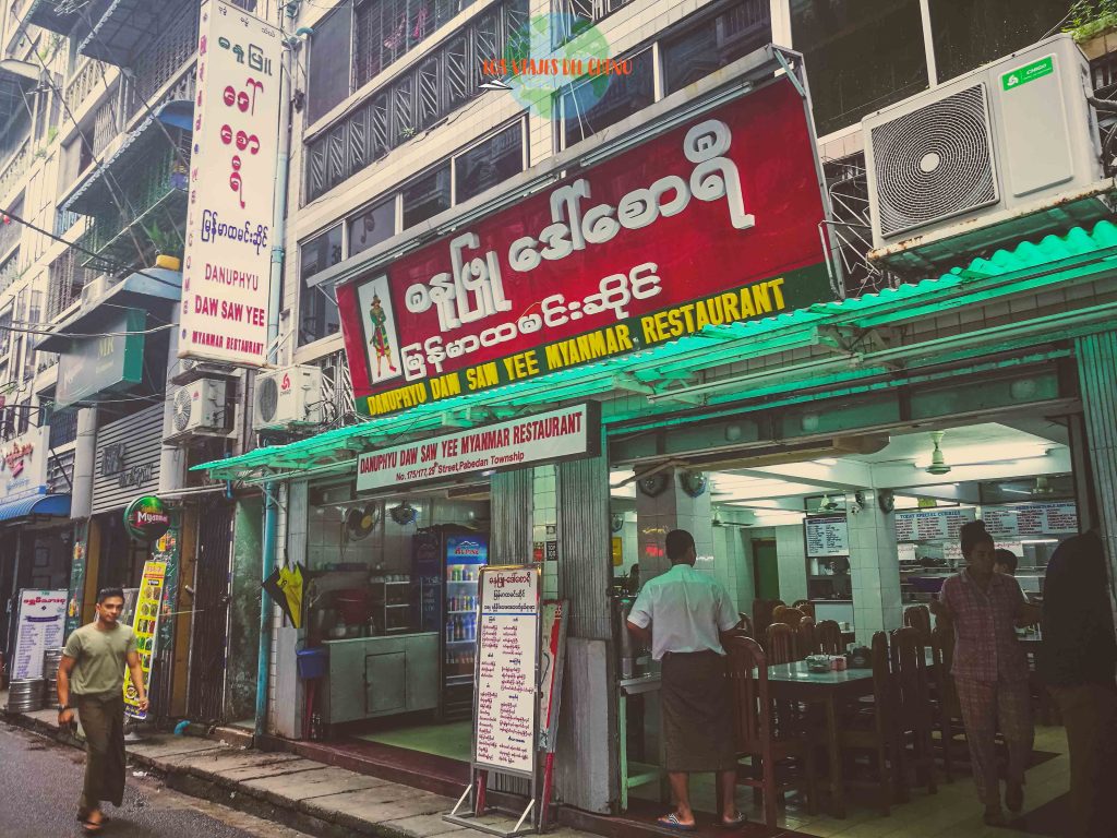Dónde comer en Yangón