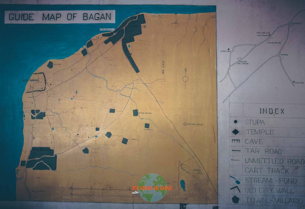 mapa de Bagan