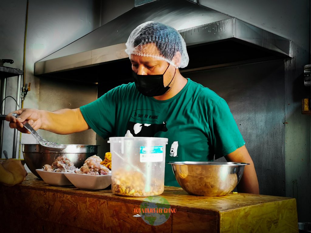 ceviche en la capital de Perú